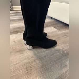 Miu Miu suede OTK boots 40